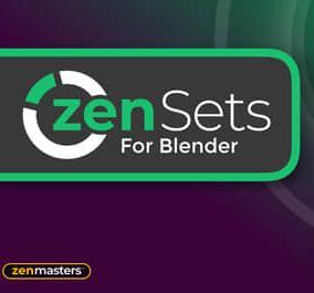 Blender插件-创建管理网格元素顶点组 Zen Sets v2.4.4.0