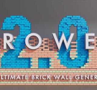 Blender插件-三维砖墙生成器 Trowel V2.5 – The Ultimate Brick Wall Generator