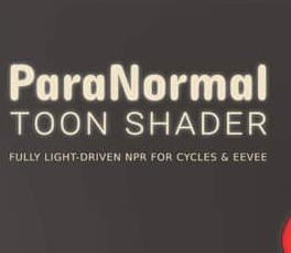 Blender插件-动漫卡通真实灯光三渲二着色器 Paranormal Toon Shader V0.2.0