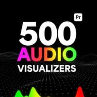 AE/PR模板-500组创意音频可视化图形主题包装宣传动画 Audio Visualizers Pack